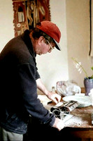 Robert making pasta