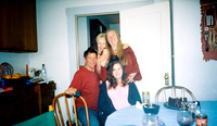 Cyndi, John , Jackie, and Sonja at Madrid St. Madison is there too but not out yet.