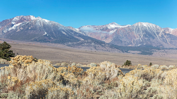 Backside of  The Serras at Mono Lake